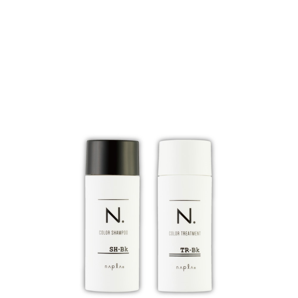 N. カラーシャンプー&トリートメント Bk＜ブラック＞ お試しセット(40mL&40g)